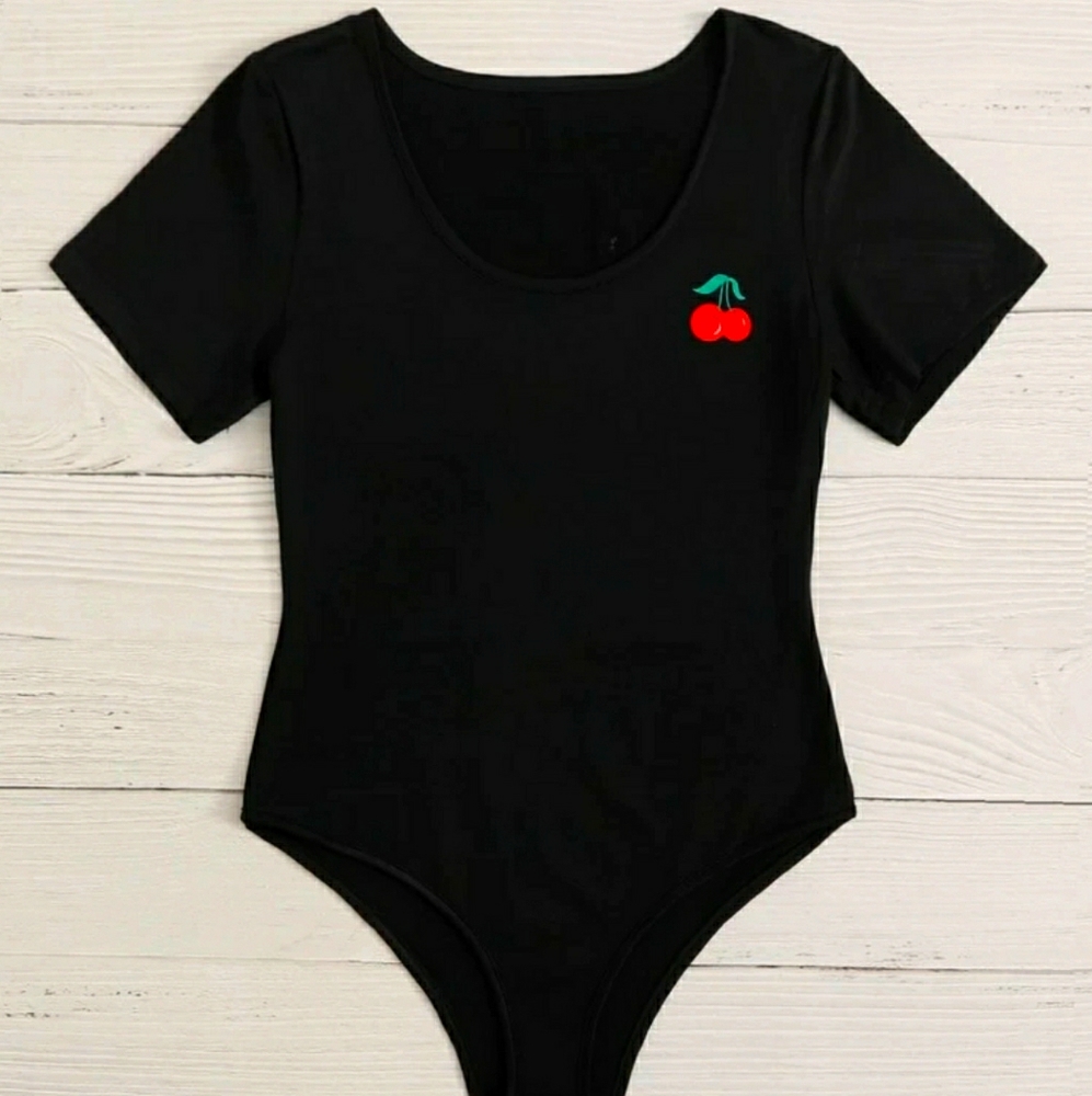 Cherry Print Bodysuit